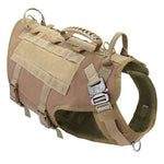 Harnais tactique pour chien - Blank Khaki Harness / Chest 55-80cm