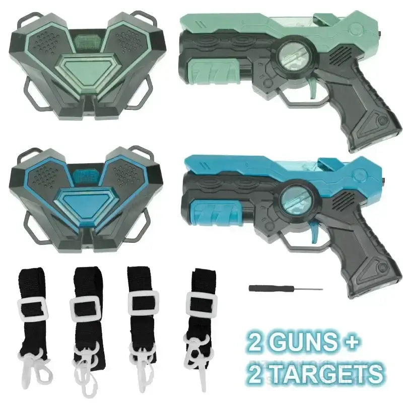Infrared Toy Guns Play Set kids Laser Tag Battle Game Laser Strike Electric gun Weapon Pistol For Boys Children Indoor