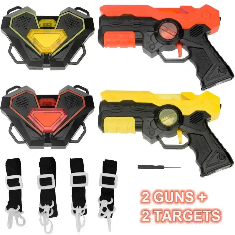 Infrared Toy Guns Play Set kids Laser Tag Battle Game Laser Strike Electric gun Weapon Pistol For Boys Children Indoor