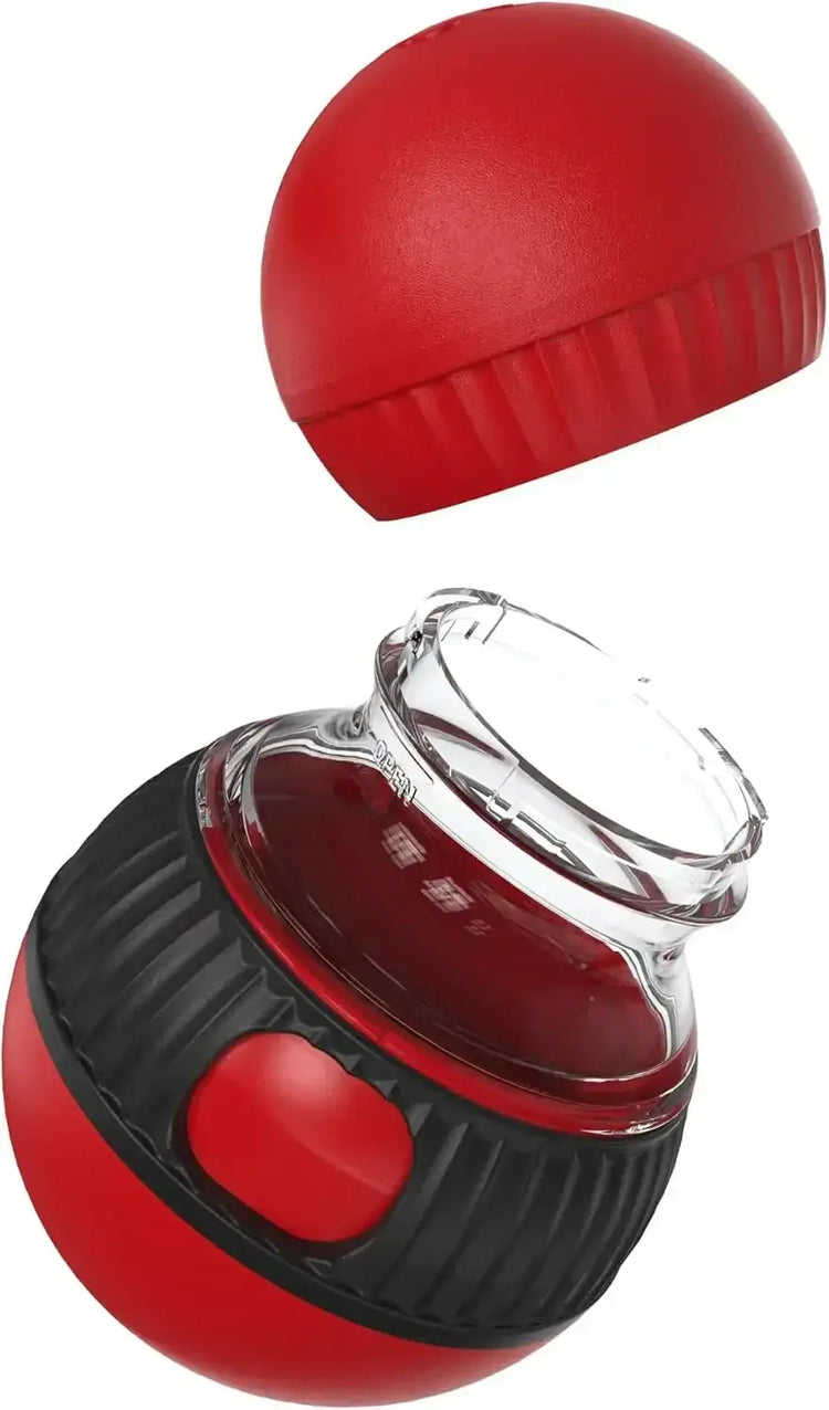 Interactive Cat Feeder Rotating Outlet Puzzle Feeder for Cats Small Dogs Mental Stimulation Exercise Toy for Pets Slow