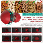 Interactive Cat Feeder Rotating Outlet Puzzle Feeder for Cats Small Dogs Mental Stimulation Exercise Toy for Pets Slow