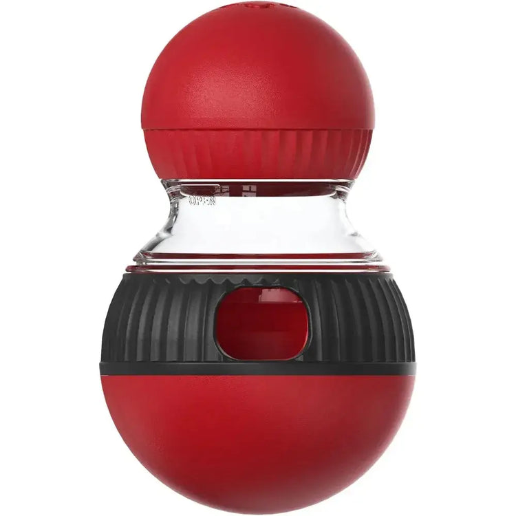 Interactive Cat Feeder Rotating Outlet Puzzle Feeder for Cats Small Dogs Mental Stimulation Exercise Toy for Pets Slow
