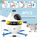 Interactive Cat Toys,3-in-1 Funny Exercise Electric Rotating Cat Toys for Indoor Cats Laser Toy Automatic Cat Ball