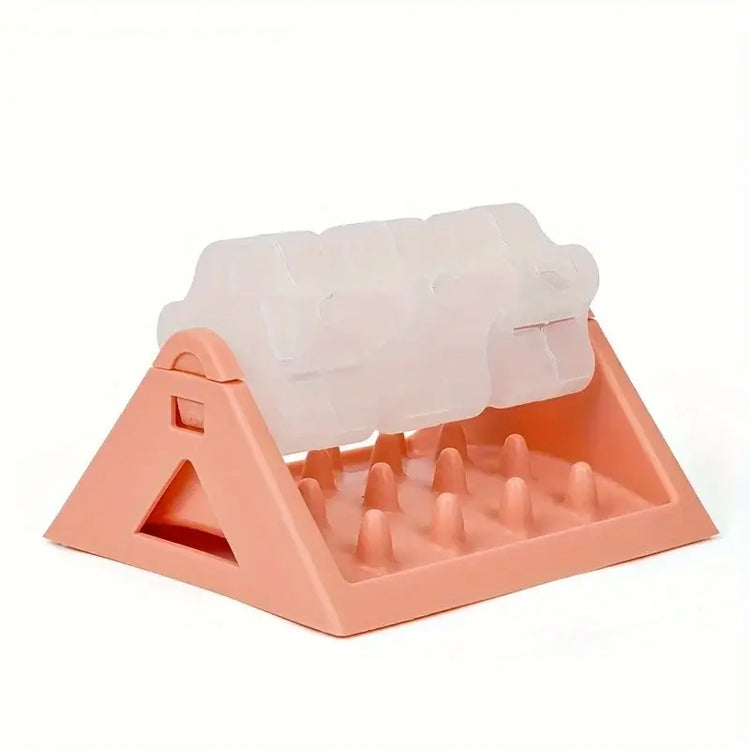 Interactive Dog Food Dispenser Toy - Puzzle Feeder with Leak-Proof Design Slow-Feeding Design & Durable PP Material for
