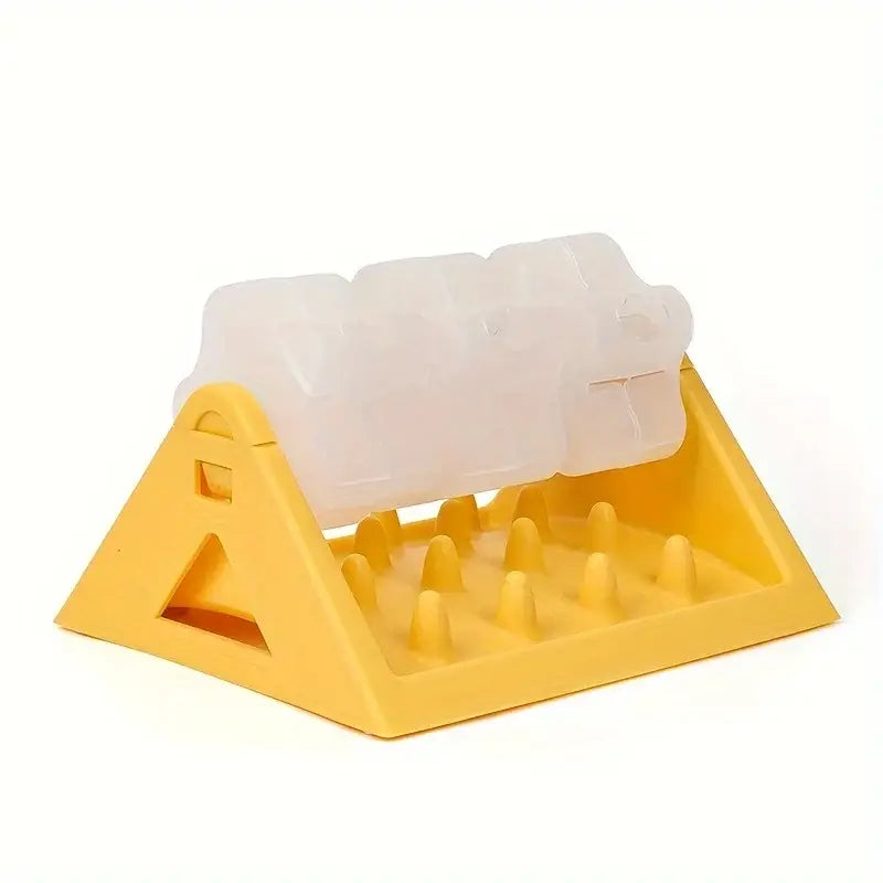 Interactive Dog Food Dispenser Toy - Puzzle Feeder with Leak-Proof Design Slow-Feeding Design & Durable PP Material for