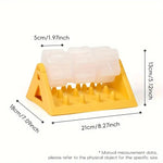 Interactive Dog Food Dispenser Toy - Puzzle Feeder with Leak-Proof Design Slow-Feeding Design & Durable PP Material for