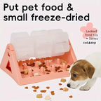 Interactive Dog Food Dispenser Toy Puzzle Feeder with Leak-Proof Design Durable PP Material & Slow-Feeding Design for