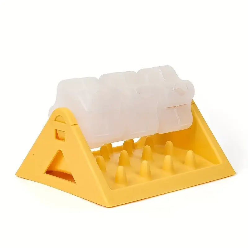 Interactive Dog Food Dispenser Toy Puzzle Feeder with Leak-Proof Design Durable PP Material & Slow-Feeding Design for