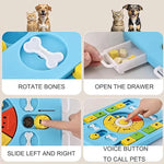 Interactive Dog Puzzle Toy for Large Medium Small Dogs and Cats 4 Ways to Play Slow Feeder Promotes Digestion Easy to