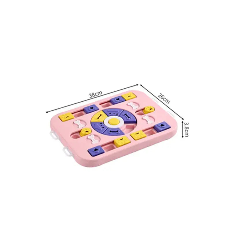 Interactive Dog Puzzle Toy for Large Medium Small Dogs and Cats 4 Ways to Play Slow Feeder Promotes Digestion Easy to