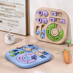 Interactive Dog Puzzle Toys Plastic Treat Dispensing Slow Feeder with Non Slip Base Dog Mental Stimulation Toys Pet