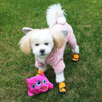 Interactive Dog Toys Bouncing Giggle Shaking Ball Dog Plush Toy Electronic Vibrating Automatic Moving Sounds Monster