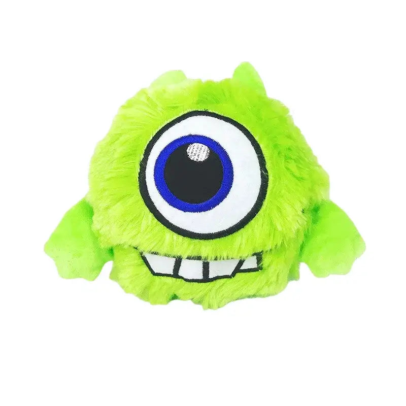 Interactive Dog Toys Bouncing Giggle Shaking Ball Dog Plush Toy Electronic Vibrating Automatic Moving Sounds Monster