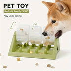 Interactive Dog Toys Food Dispenser Toy Puzzle Feeder With Leak-proof Design Slow-feeding Design Durable PP Material