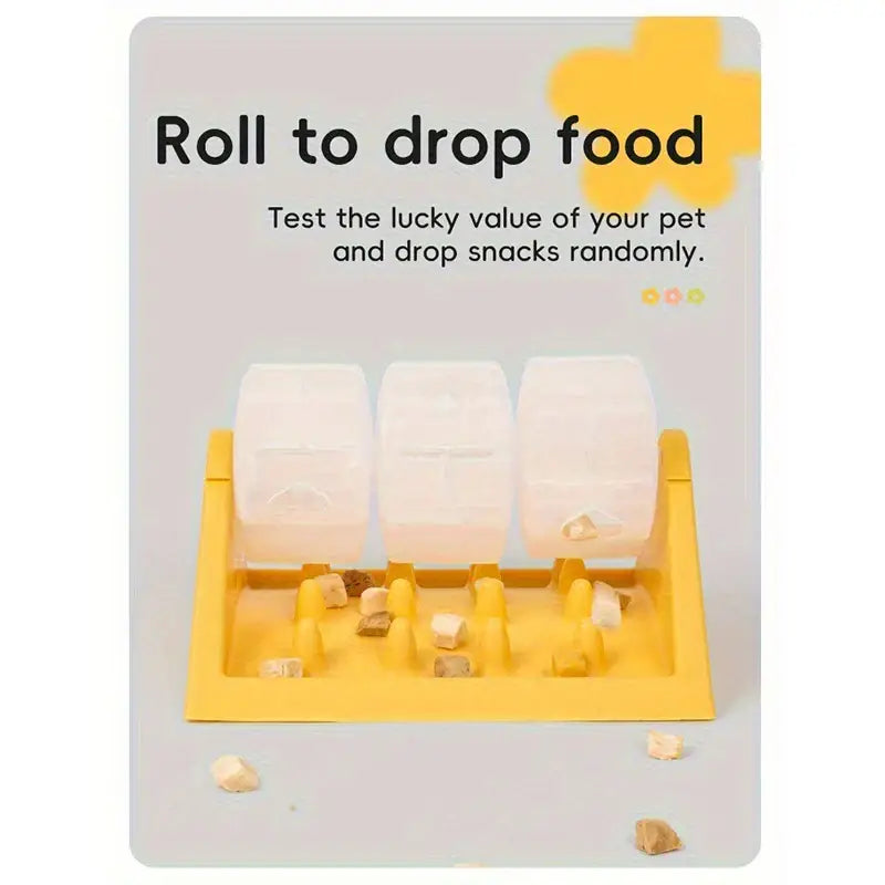 Interactive Dog Toys Food Dispenser Toy Puzzle Feeder With Leak-proof Design Slow-feeding Design Durable PP Material