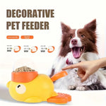 Interactive Pet Feeder Toy Foot Press Treat Dispenser Slow Feeder for Dogs Cats Stimulating Puzzle Training Toy - Pet