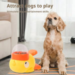 Interactive Pet Feeder Toy Foot Press Treat Dispenser Slow Feeder for Dogs Cats Stimulating Puzzle Training Toy - Pet