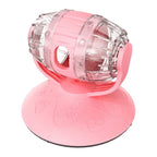 Interactive Rotating Cat Feeder Toys Slow Feeding Puzzle Toy for Indoor Cats Small/Medium Cat Having Fun Cute Food