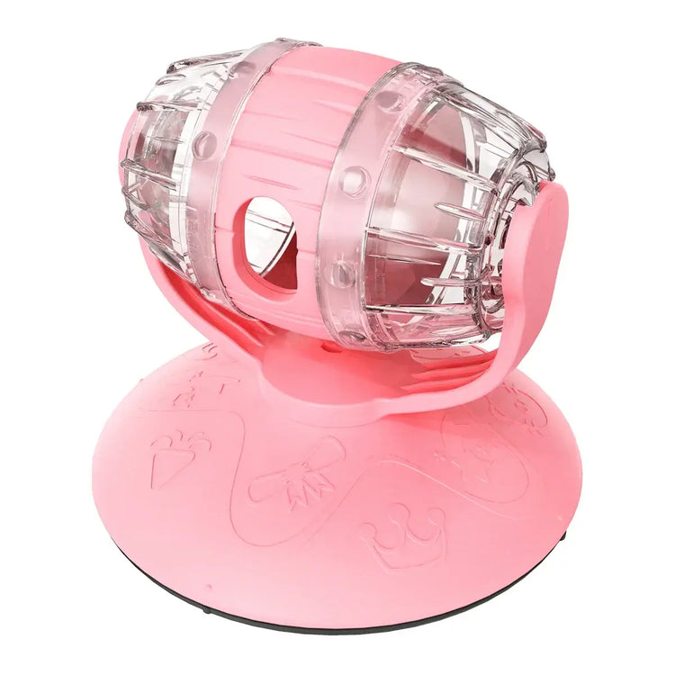 Interactive Rotating Cat Feeder Toys Slow Feeding Puzzle Toy for Indoor Cats Small/Medium Cat Having Fun Cute Food