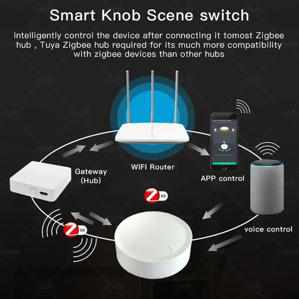 Interrupteur variateur intelligent Tuya