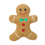 Jouet à mâcher en peluche pour chien - Gingerbread Man