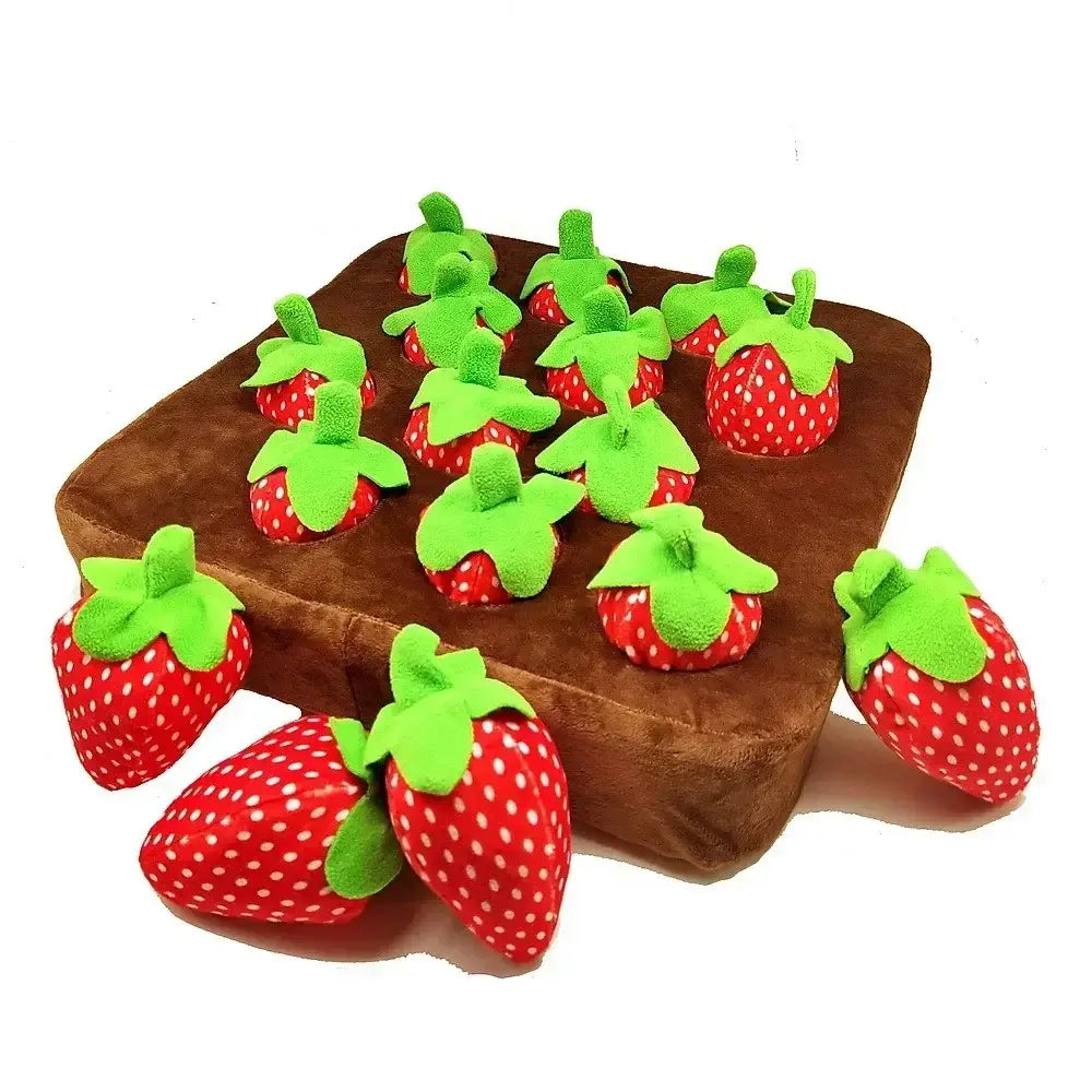 Jouet à mâcher pour chien en forme de carotte - 12PCS Strawberry / China Mainland