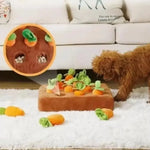 Jouet à mâcher pour chien en forme de carotte