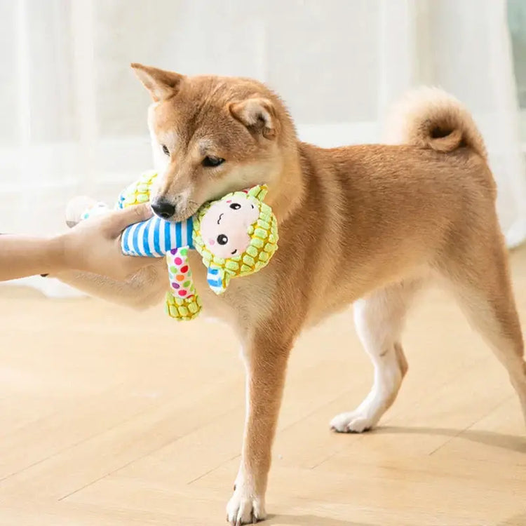 Jouet chien interactif peluche – amusant & résistant