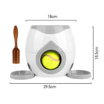 Jouet interactif 2 en 1 pour chien - Light-Gray