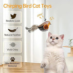 Jouet interactif chat oiseaux
