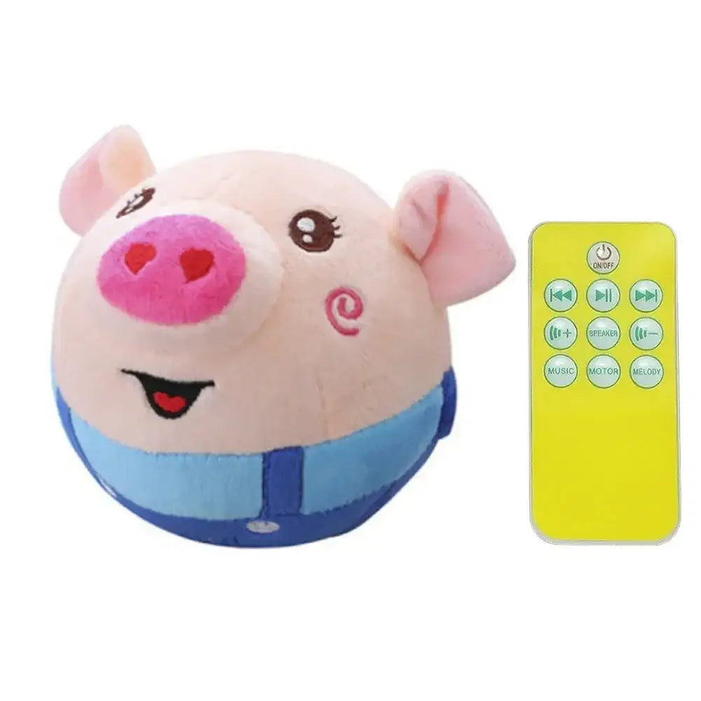 Jouet Interactif Chien Électrique - Smiling Blue Pig