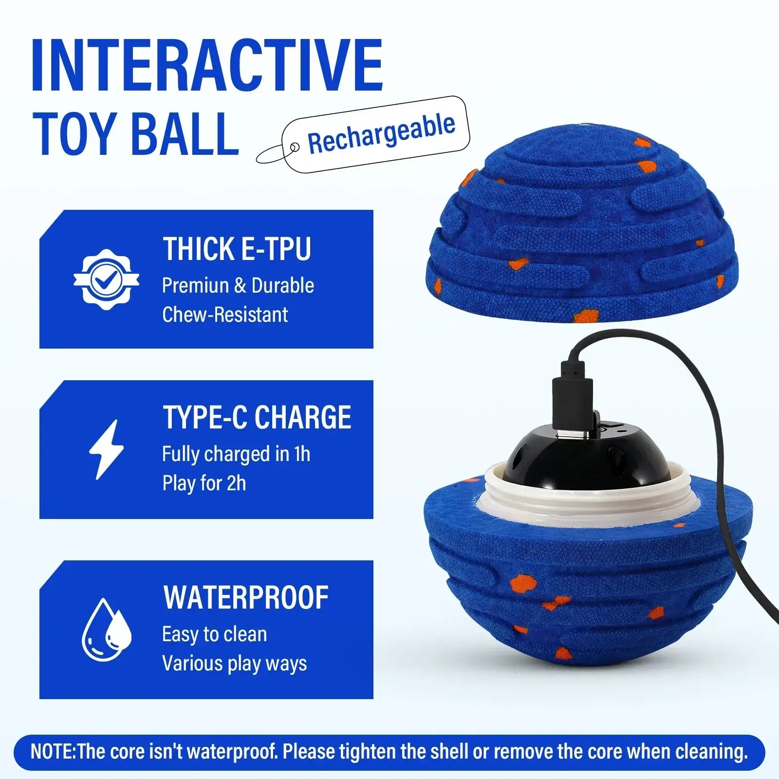 Jouet interactif intelligent pour chien - rebond rapide