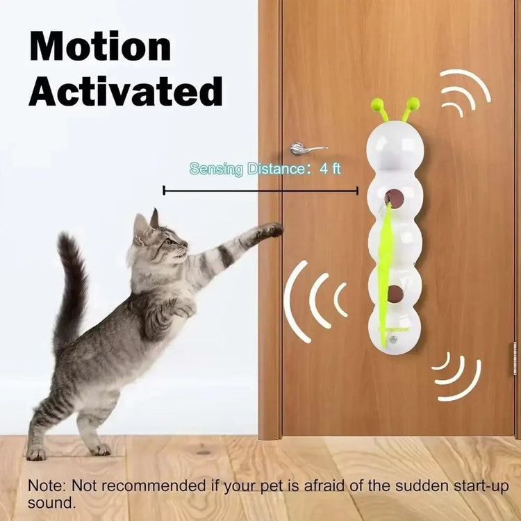 Jouet interactif pour chat Chenille - WHITE