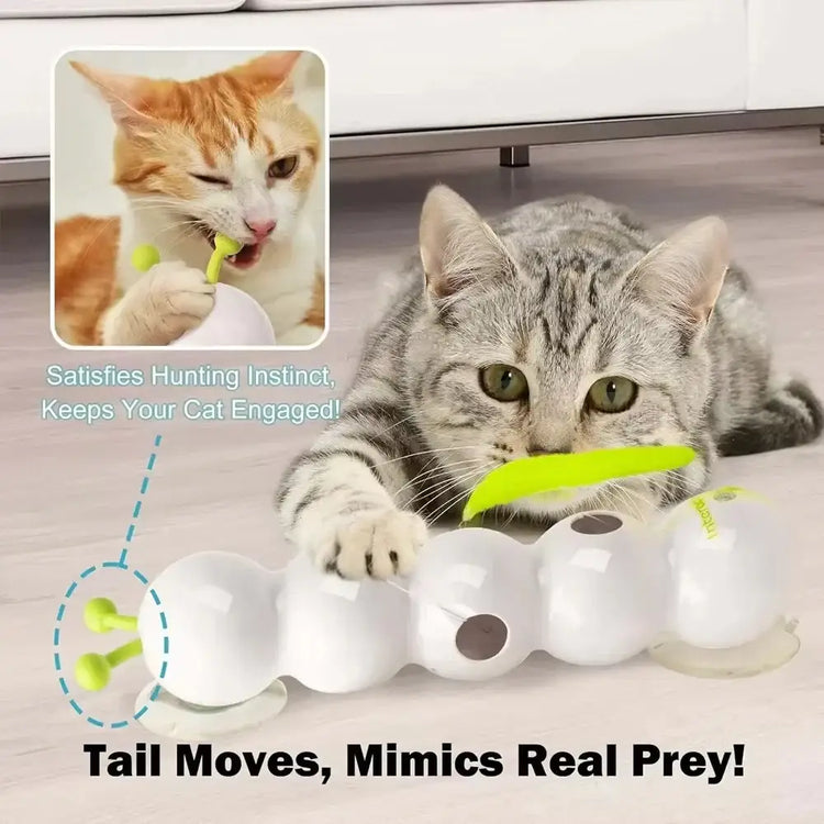 Jouet interactif pour chat Chenille - WHITE