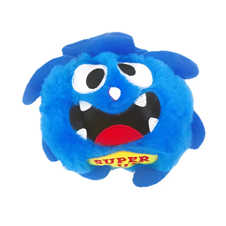 Interactive Dog Toys Bouncing Giggle Shaking Ball Dog Plush Toy Electronic Vibrating Automatic Moving Sounds Monster