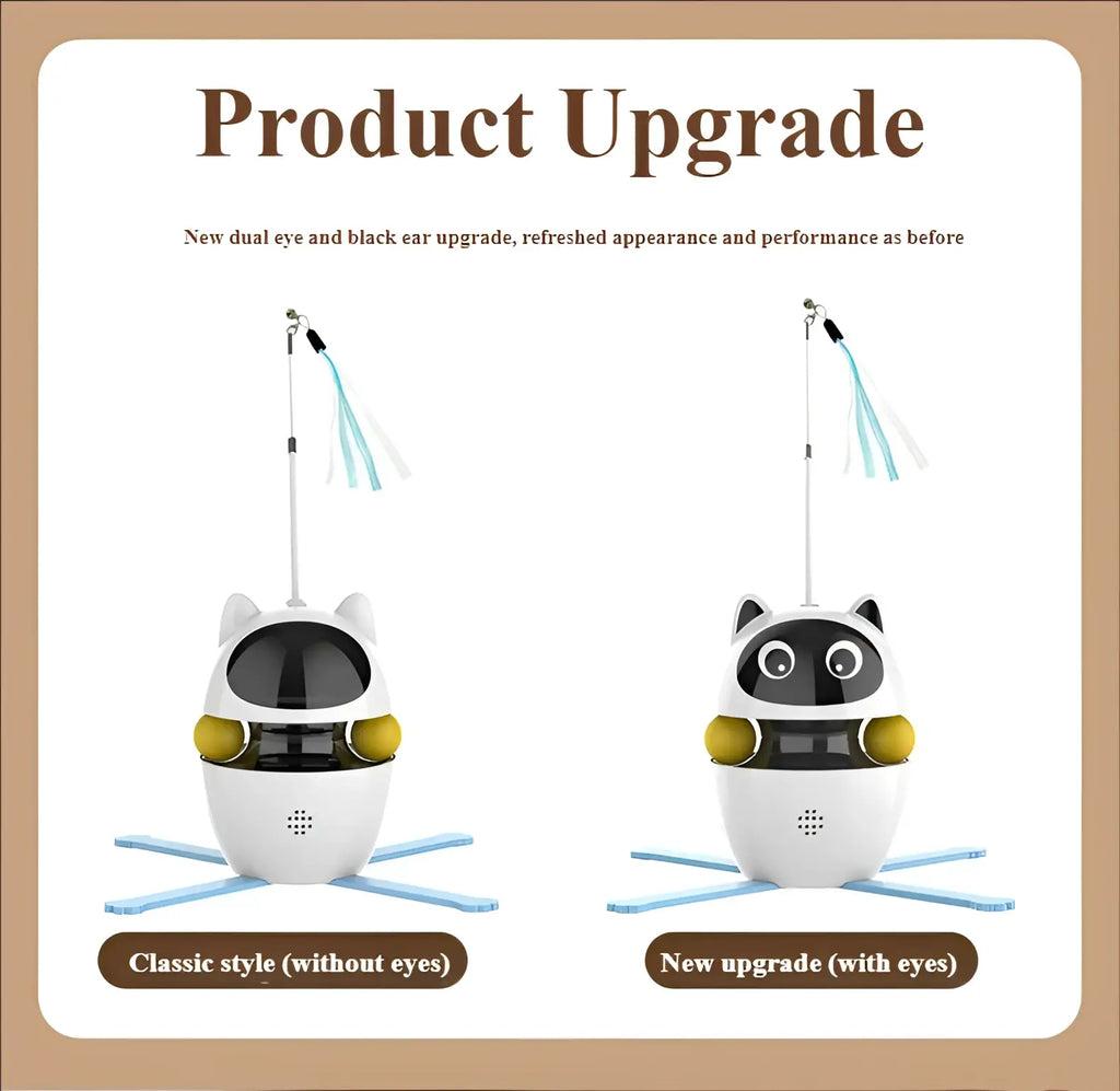 3-in-1 Interactive Cat Laser Toys Funny Electric Rotating Cat Toys for Indoor Cats Laser Toy Automatic Cat Ball Kitten