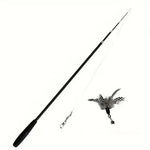Jouet pour chat à long manche extensible - Black