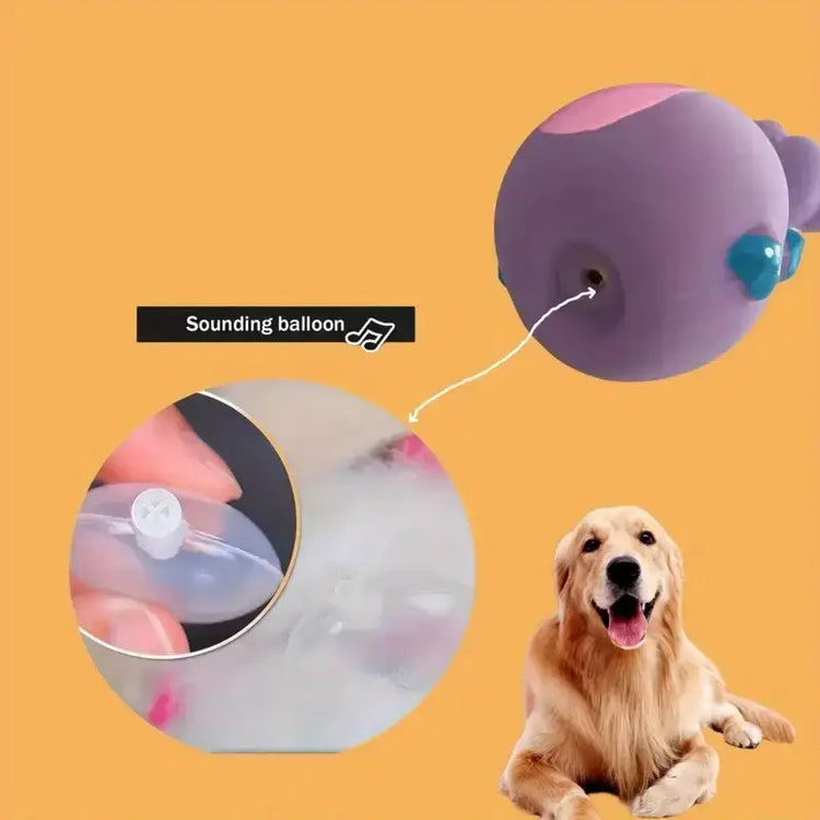 Jouet pour chien en caoutchouc qui couine