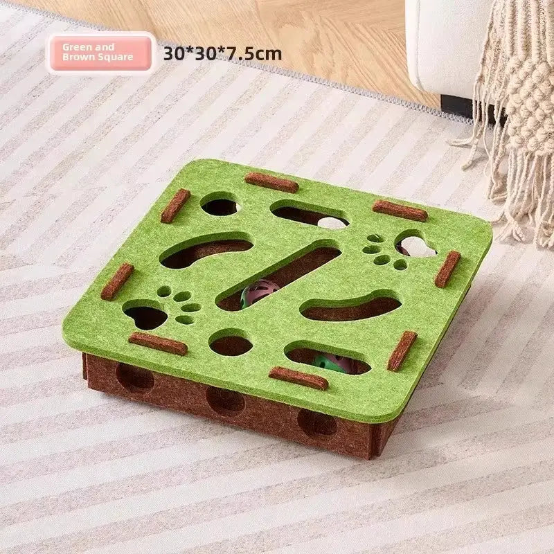 Jouet puzzle pour chat - Green-square