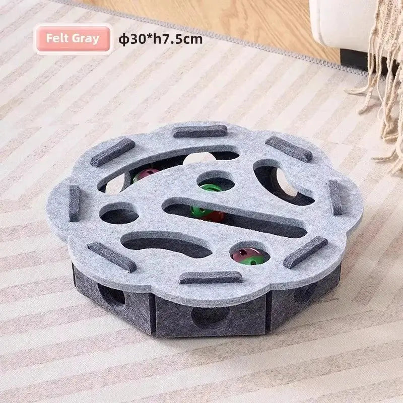 Jouet puzzle pour chat - Grey-round