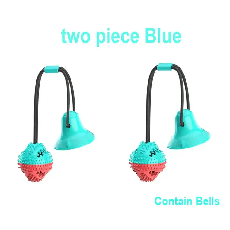 Jouets à balles pour gros chiens - Two piece BLUE