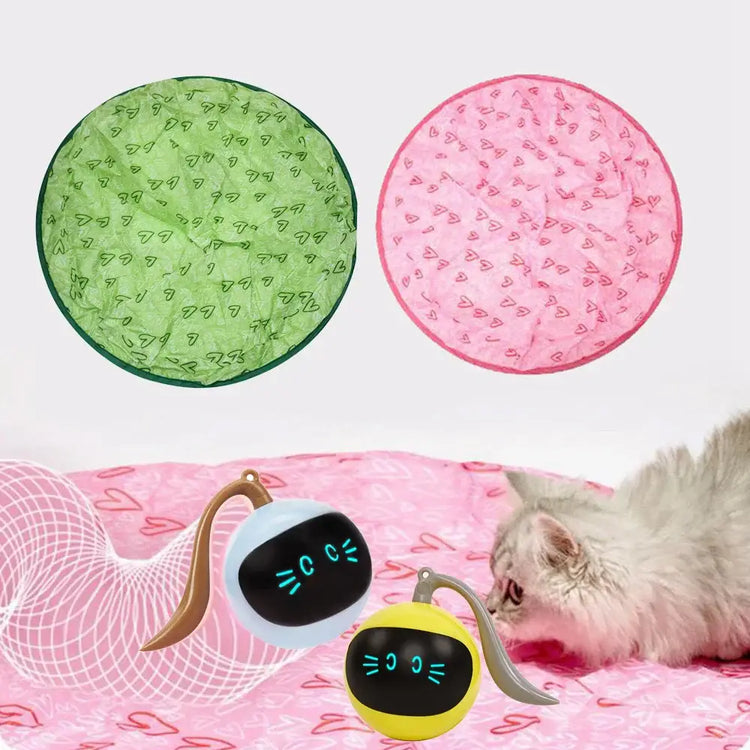 Jouets automatiques amusants pour chats balle interactive