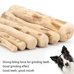Jouets en bois à mâcher pour chiens
