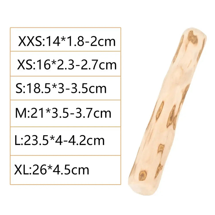 Jouets en bois à mâcher pour chiens
