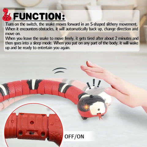 Jouets interactifs intelligents pour chats - Smart Snake