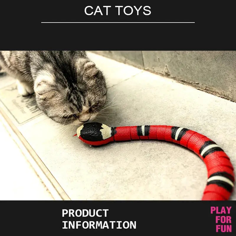 Jouets interactifs intelligents pour chats - Smart Snake