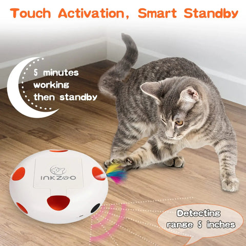 Jouets interactifs pour chats - White