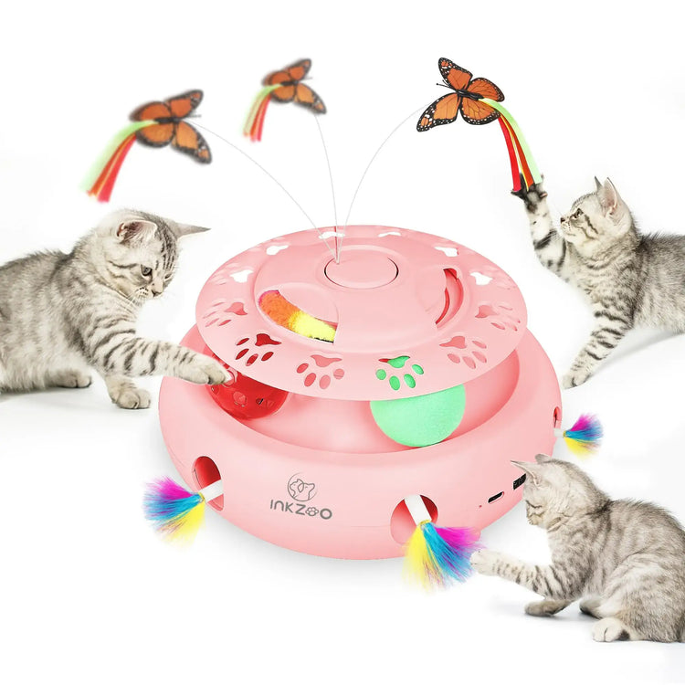Jouets interactifs pour chats - Upgrade-Pink