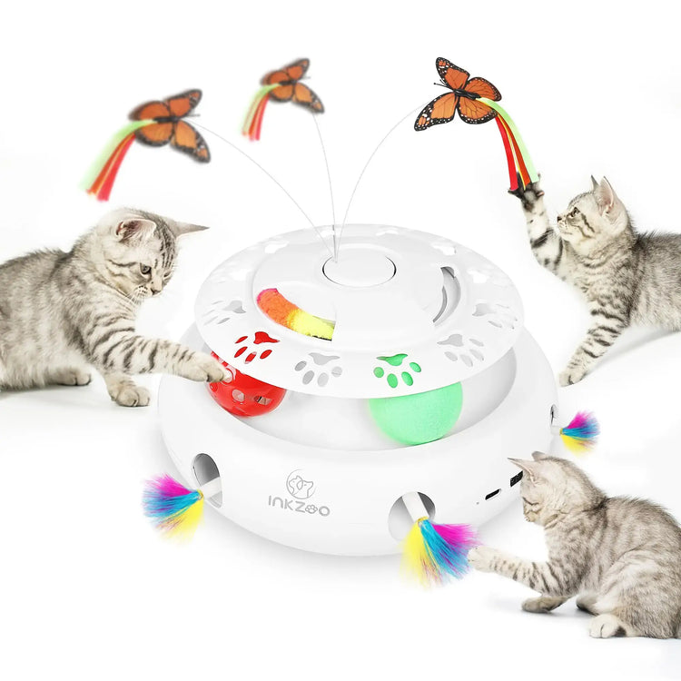 Jouets interactifs pour chats - Upgrade-White