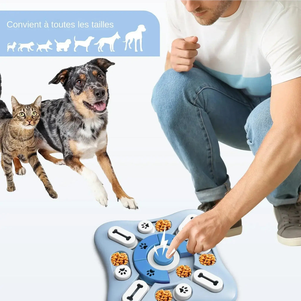 Jouets interactifs pour chiens à alimentation lente